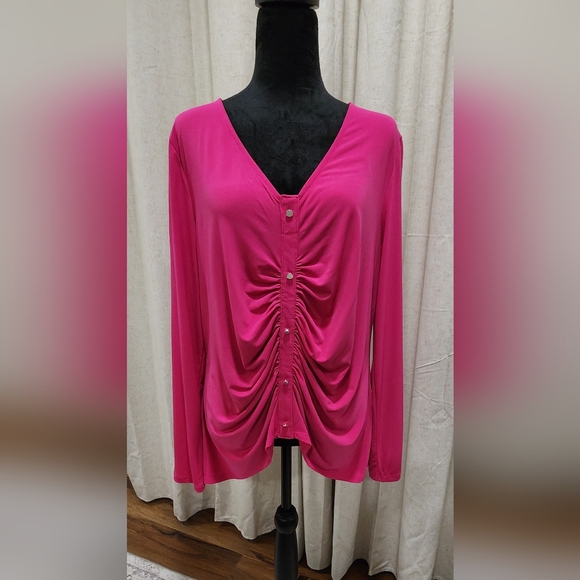 INC International Concepts Tops - INC International Concept Pink blouse